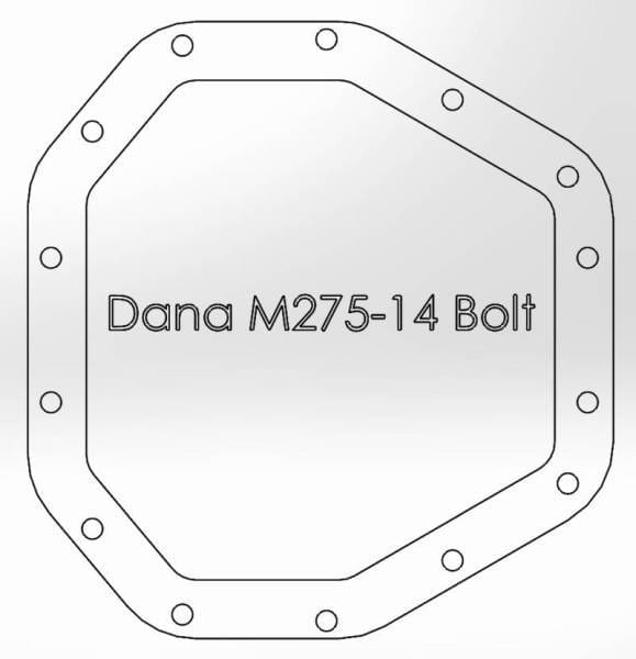 aFe Power Pro Ser Rear Diff Cover Black w/Mach Fins 2017 Ford Diesel Trucks V8-6.7L(td) Dana M275-14 - 46-70352 thumbnail 7
