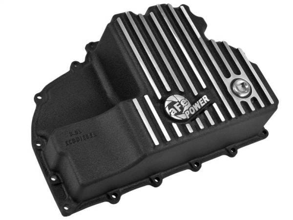 AFE Engine Oil Pan Black Machined; 14-16 Dodge RAM 1500 EcoDiesel 3.0L V6 (td) - 46-70282 thumbnail 4