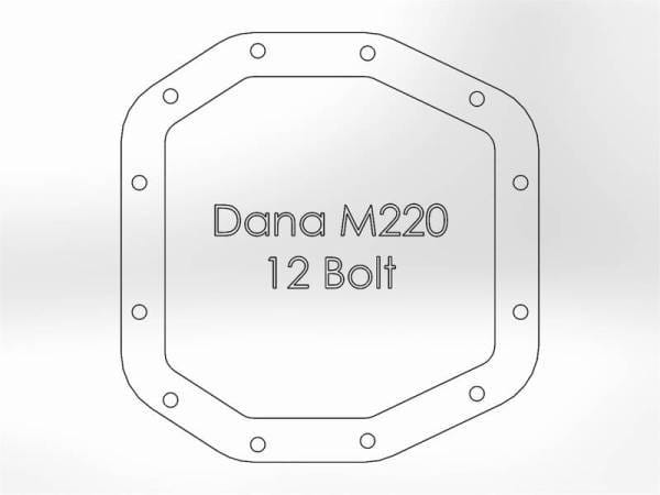 aFe Pro Series Rear Differential Cover Red 2018+ Jeep Wrangler (JL) V6 3.6L (Dana M220) - 46-71000R thumbnail 2