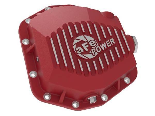 aFe Pro Series Rear Differential Cover Red 2018+ Jeep Wrangler (JL) V6 3.6L (Dana M220) - 46-71000R thumbnail 3