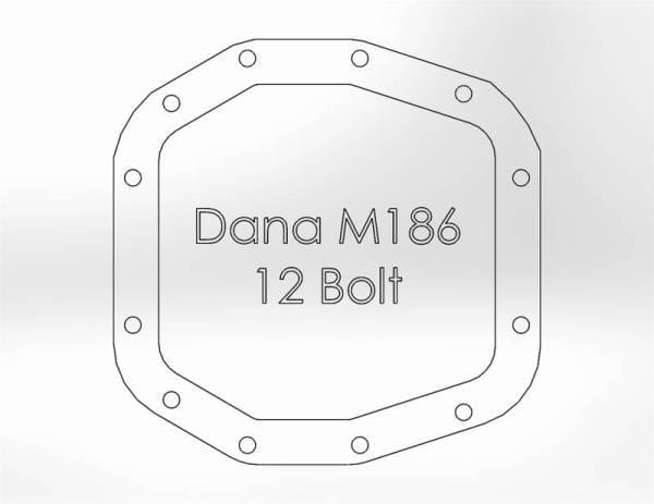 aFe Pro Series Front Differential Cover Black 2018+ Jeep Wrangler (JL) V6 3.6L (Dana M186) - 46-71010B thumbnail 2