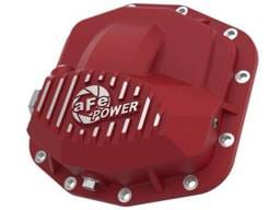 aFe Power Pro Series Front Differential Cover Red w/Machined Fins 18-19 Jeep JL (Dana M210) - 46-71030R