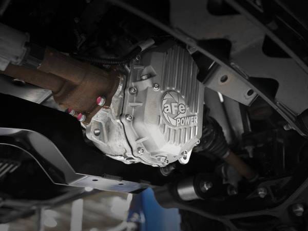 aFe Power 11-18 GM 2500-3500 AAM 9.25 Axle Front Differential Cover Raw Machined Street Series - 46-71050A thumbnail 2