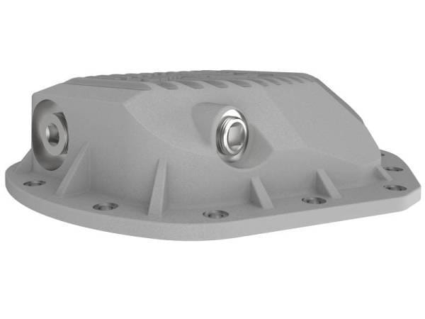 aFe Street Series Rear Differential Cover Raw w/ Machined Fins 01-18 GM Diesel Trucks V8-6.6L (td) - 46-71060A thumbnail 2