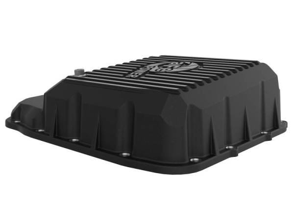 aFe Transmission Pan (Black w/ Machined Fins) 13-19 Dodge Diesel Trucks L6-6.7L (td) - 46-71160B thumbnail 4