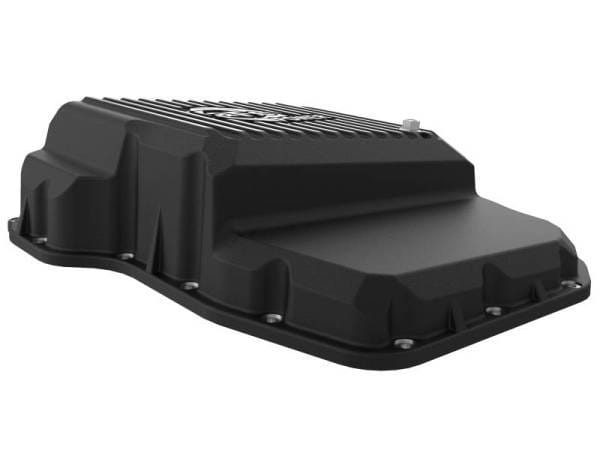 aFe Transmission Pan (Black w/ Machined Fins) 13-19 Dodge Diesel Trucks L6-6.7L (td) - 46-71160B thumbnail 5