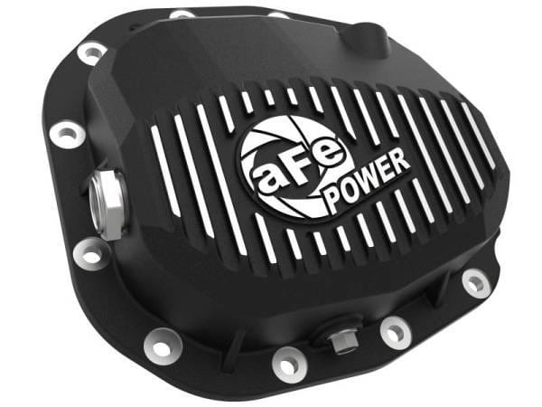 aFe Rear Differential Cover (Black Machined; Pro Series); 15-19 Ford F-150 V6-2.7L (t) (12-Bolt) - 46-71181B thumbnail 2