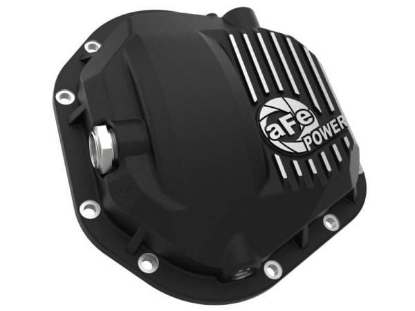 aFe Pro Series Front Diff Cover Black w/ Machined Fins 17-21 Ford Trucks (Dana 60) w/ Gear Oil - 46-71101B thumbnail 2
