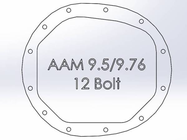 aFe Pro Series AAM 9.5/9.76 Rear Diff Cover Black w/Mach Fins & Oil 14-19 GM Silverado/Sierra 1500 - 46-71121B thumbnail 3
