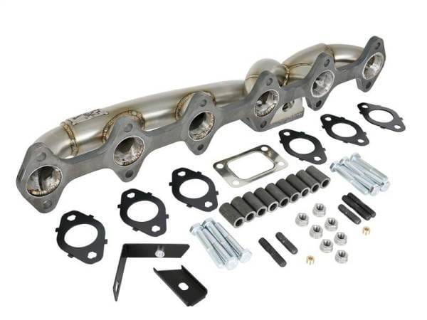 aFe Twisted Steel Header w/ Turbo Manifold 03-07 Dodge Diesel L6-5.9L - 48-32017 thumbnail 5
