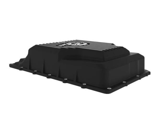 aFe 17-24 Ford F-150 10R60/10R80 Pro Series Rear Transmission Pan Black w/ Machined Fins - 46-71330B thumbnail 5