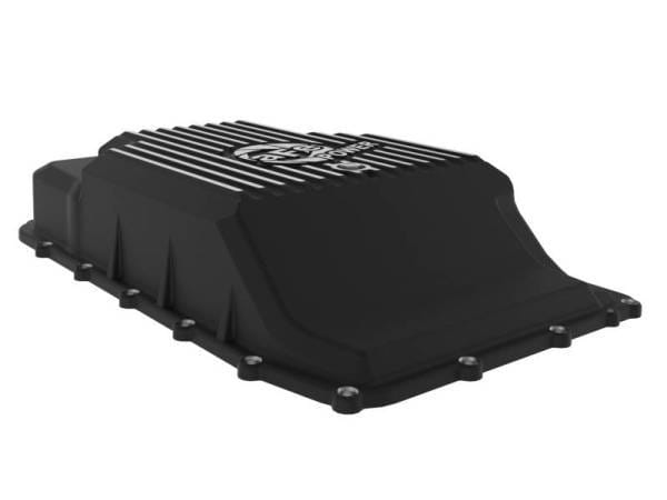 aFe 17-24 Ford F-150 10R60/10R80 Pro Series Rear Transmission Pan Black w/ Machined Fins - 46-71330B thumbnail 6