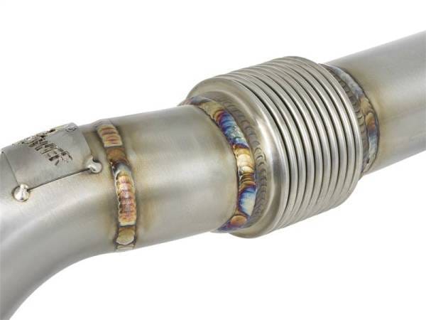 aFe Twisted Steel Header Up-Pipe 08-10 Ford Diesel Trucks V8-6.4L (td) - 48-33016 thumbnail 5