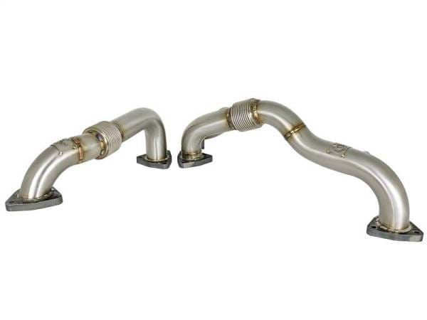 aFe Twisted Steel Header Up-Pipe 08-10 Ford Diesel Trucks V8-6.4L (td) - 48-33016 thumbnail 6