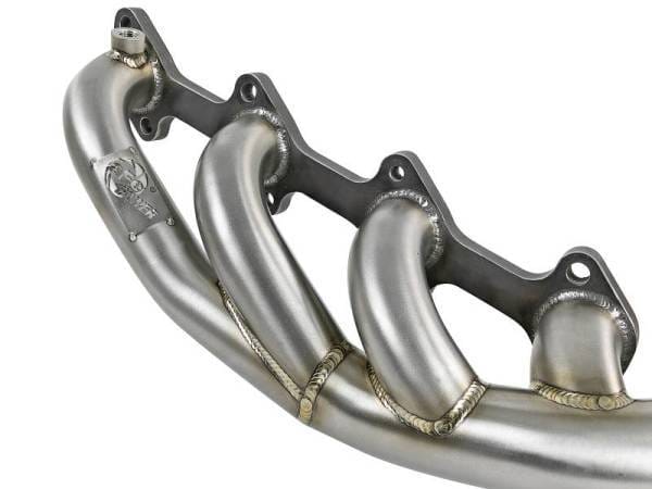 aFe Twisted Steel 1.75-2in 304 SS Headers 03-07 Ford Diesel Trucks V8-6.0L (td) - 48-33022 thumbnail 4