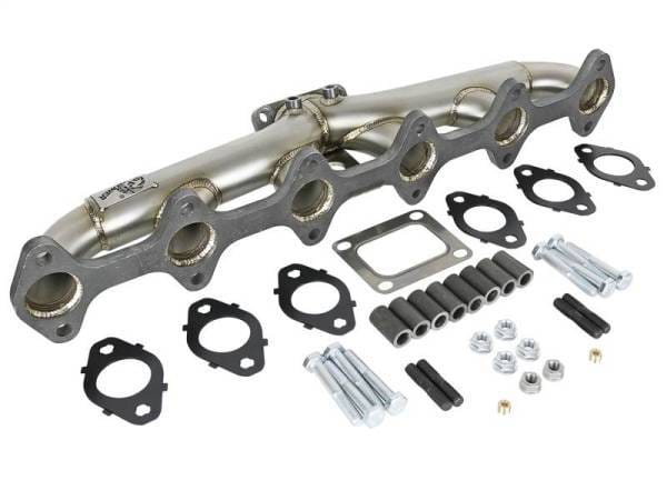 aFe Twisted Steel Header Turbo Manifold (T4) 98.5-02 Dodge Diesel Trucks L6 5.9L (td) - 48-32019 thumbnail 4