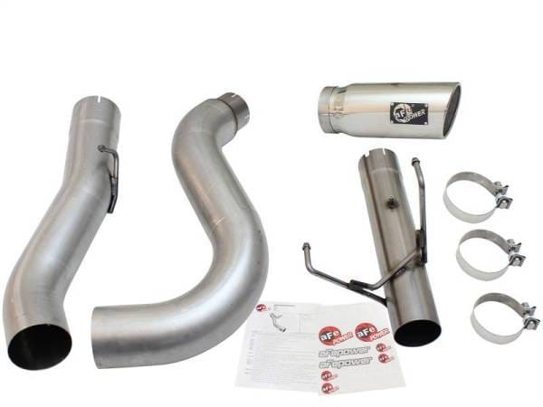 aFe MACHForce XP Exhaust Large Bore 5in DPF-Back Alu. 13-15 Dodge Trucks L6-6.7L (td) *Polish Tip - 49-02051-1P thumbnail 3