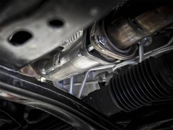 aFe Twisted Steel 2in Stainless Steel Loop Delete Down-Pipe 2018+ Jeep Wrangler (JL) V6 3.6L - 48-48024 thumbnail 3