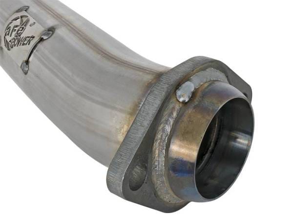 aFe Twisted Steel 2in Stainless Steel Loop Delete Down-Pipe 2018+ Jeep Wrangler (JL) V6 3.6L - 48-48024 thumbnail 4