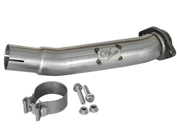 aFe Twisted Steel 2in Stainless Steel Loop Delete Down-Pipe 2018+ Jeep Wrangler (JL) V6 3.6L - 48-48024 thumbnail 6