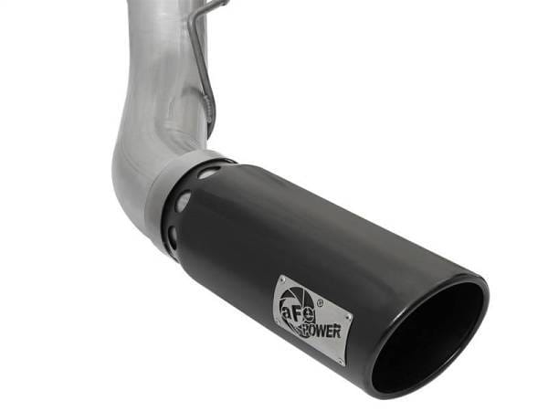 aFe ATLAS 5in DPF-Back Alum Steel Exhaust System w/Black Tip 2017 Ford Diesel Trucks V8-6.7L (td) - 49-03090-B thumbnail 3