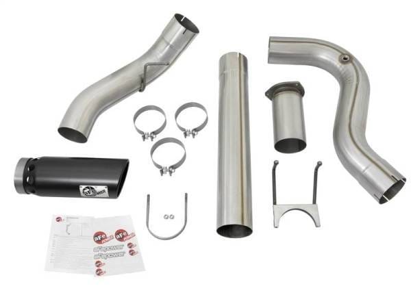 aFe ATLAS 5in DPF-Back Alum Steel Exhaust System w/Black Tip 2017 Ford Diesel Trucks V8-6.7L (td) - 49-03090-B thumbnail 6