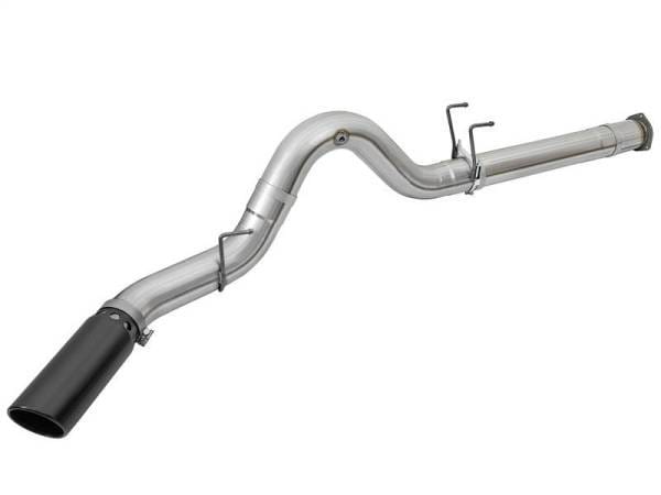 aFe ATLAS 5in DPF-Back Alum Steel Exhaust System w/Black Tip 2017 Ford Diesel Trucks V8-6.7L (td) - 49-03090-B thumbnail 7