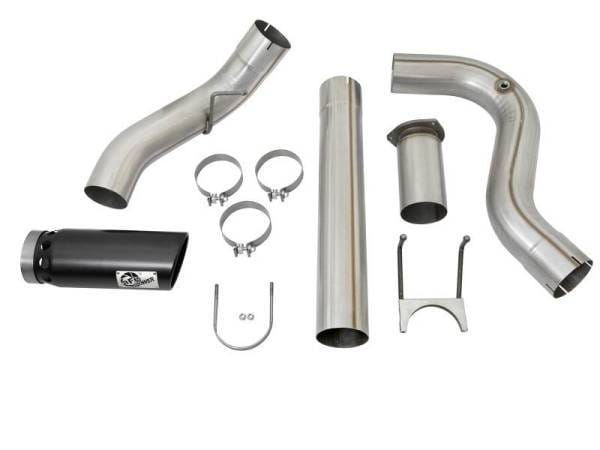 aFe ATLAS 5in DPF-Back Alum Steel Exhaust System w/Black Tip 2017 Ford Diesel Trucks V8-6.7L (td) - 49-03090-B thumbnail 9