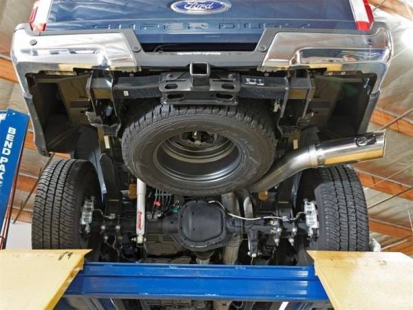 aFe ATLAS 5in DPF-Back Alum Steel Exhaust System w/Polished Tip 2017 Ford Diesel Trucks V8-6.7L (td) - 49-03090-P thumbnail 2