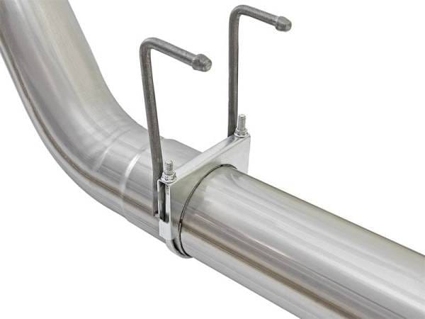 aFe ATLAS 5in DPF-Back Alum Steel Exhaust System w/Polished Tip 2017 Ford Diesel Trucks V8-6.7L (td) - 49-03090-P thumbnail 3