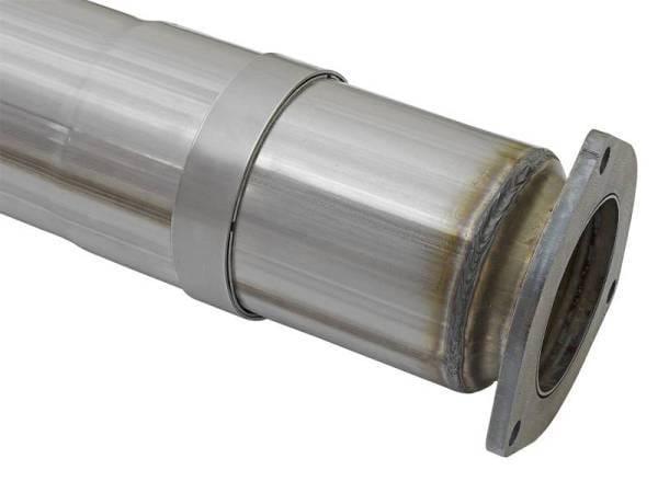 aFe ATLAS 5in DPF-Back Alum Steel Exhaust System w/Polished Tip 2017 Ford Diesel Trucks V8-6.7L (td) - 49-03090-P thumbnail 7