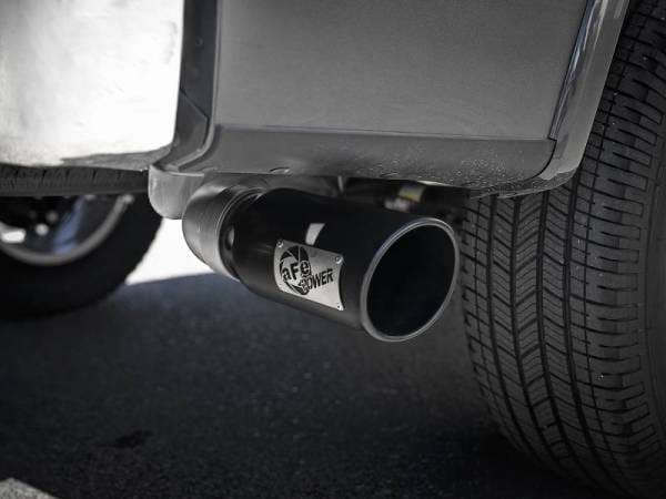 aFe Atlas 4in Aluminized Steel DPF-Back Exh 18-19 Ford F-150 V6-3.0L (td) w/ Black Tip - 49-03106-B thumbnail 3
