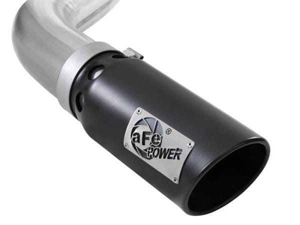 aFe Atlas 4in Aluminized Steel DPF-Back Exh 18-19 Ford F-150 V6-3.0L (td) w/ Black Tip - 49-03106-B thumbnail 4