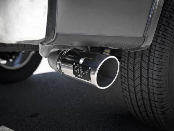 aFe Atlas 4in Aluminized Steel DPF-Back Exh 18-19 Ford F-150 V6-3.0L (td) w/ Polished Tip - 49-03106-P thumbnail 3