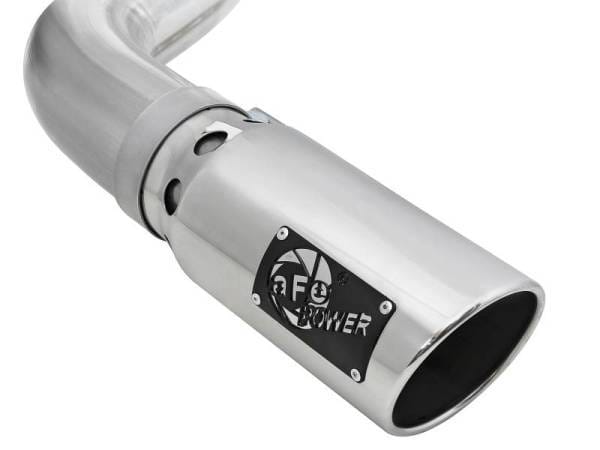 aFe Atlas 4in Aluminized Steel DPF-Back Exh 18-19 Ford F-150 V6-3.0L (td) w/ Polished Tip - 49-03106-P thumbnail 4