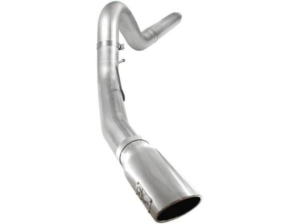aFe Atlas 5in DPF-Back Aluminized Steel Exh Sys, Ford Diesel Trucks 08-10 V8-6.4L (td) Polished tip - 49-03054-P thumbnail 2