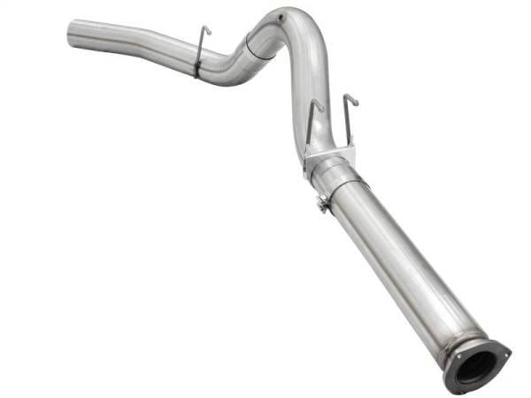 aFe Atlas Exhausts 5in DPF-Back Aluminized Steel Exhaust System 2015 Ford Diesel V8 6.7L (td) No Tip - 49-03064 thumbnail 4