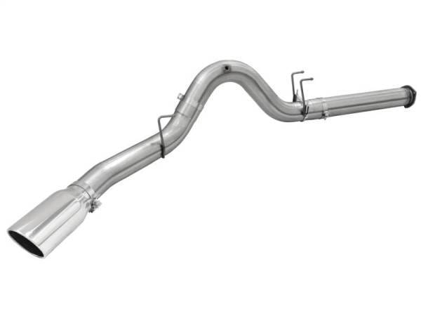 aFe Atlas Exhausts 5in DPF-Back Aluminized Steel Exhaust 2015 Ford Diesel V8 6.7L (td) Polished Tip - 49-03064-P thumbnail 5