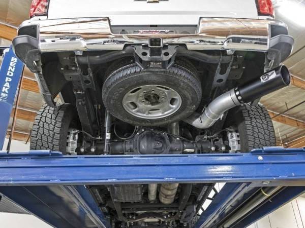 aFe Atlas Exhaust 5in DPF-Back Aluminized Steel w/ Black Tips 16-17 GM Diesel Truck V8-6.6L (td) - 49-04081-B thumbnail 3