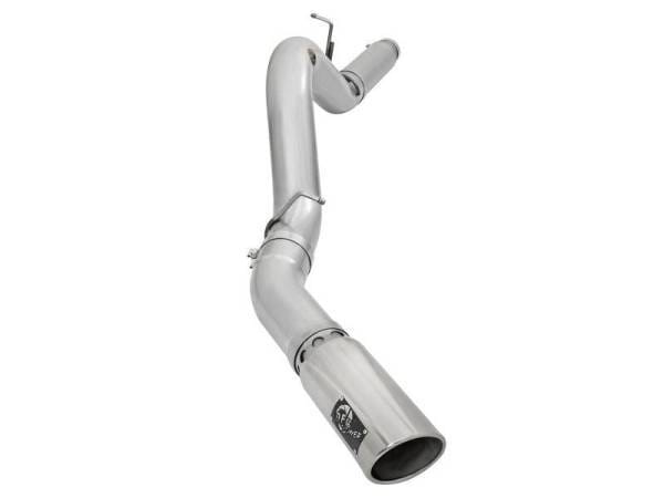 aFe Atlas Exhaust 5in DPF-Back Aluminized Steel w/ Polished Tips 16-17 GM Diesel Truck V8-6.6L (td) - 49-04081-P thumbnail 2