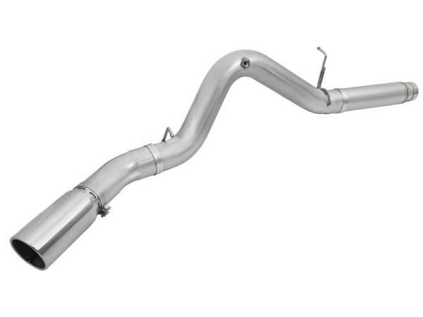 aFe Atlas Exhaust 5in DPF-Back Aluminized Steel w/ Polished Tips 16-17 GM Diesel Truck V8-6.6L (td) - 49-04081-P thumbnail 3