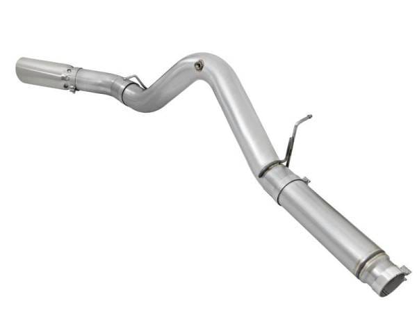 aFe Atlas Exhaust 5in DPF-Back Aluminized Steel w/ Polished Tips 16-17 GM Diesel Truck V8-6.6L (td) - 49-04081-P thumbnail 4