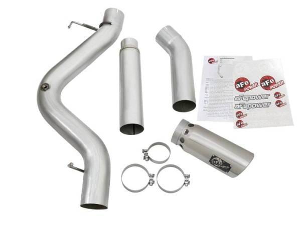 aFe Atlas Exhaust 5in DPF-Back Aluminized Steel w/ Polished Tips 16-17 GM Diesel Truck V8-6.6L (td) - 49-04081-P thumbnail 6