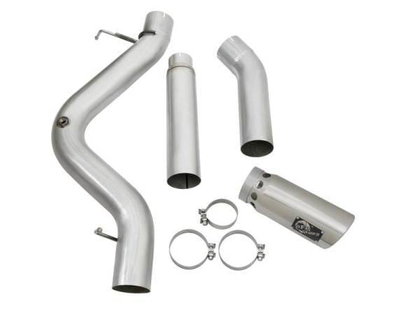 aFe Atlas Exhaust 5in DPF-Back Aluminized Steel w/ Polished Tips 16-17 GM Diesel Truck V8-6.6L (td) - 49-04081-P thumbnail 7