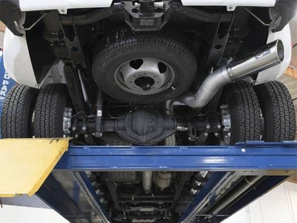 aFe ATLAS 5in DPF-Back Aluminized Steel Exhaust System w/Polished Tips 2017 GM Duramax 6.6L (td) L5P - 49-04085-P thumbnail 2