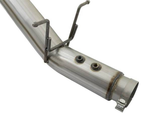 aFe ATLAS 5in DPF-Back Aluminized Steel Exhaust System w/Polished Tips 2017 GM Duramax 6.6L (td) L5P - 49-04085-P thumbnail 4