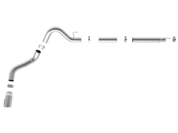 aFe Atlas 4in Aluminized Steel DPF-Back Exh 18-19 Ford F-150 V6-3.0L (td) w/ Polished Tip - 49-03106-P thumbnail 7