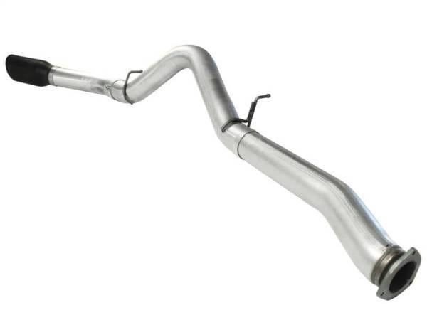 aFe Atlas Exhaust 5in DPF-Back Al Steel 07.5-10 GM Diesel Trucks V8-6.6L (td) LMM (Blk Tip) - 49-04040-B thumbnail 4