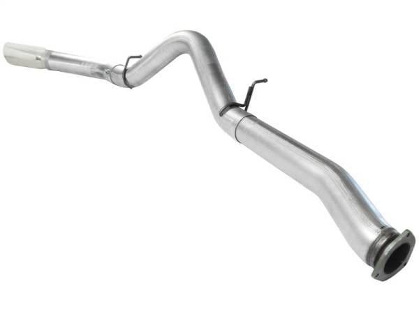 aFe ATLAS 5in DPF-Back Alum Steel Exhaust System Polished Tip GM Diesel Trucks 7.5-10 V8-6.6L td LMM - 49-04040-P thumbnail 2