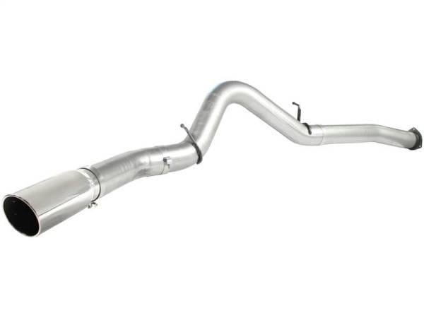 aFe ATLAS 5in DPF-Back Alum Steel Exhaust System Polished Tip GM Diesel Trucks 7.5-10 V8-6.6L td LMM - 49-04040-P thumbnail 3